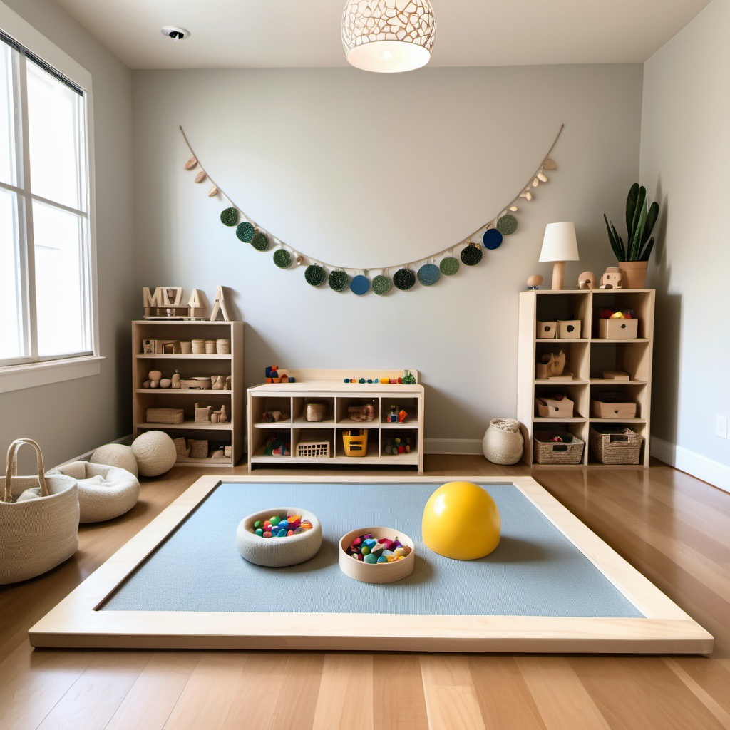 toddler playing with blocks that have numbers one them